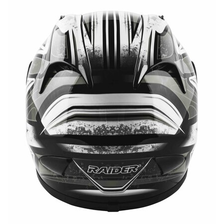 Raider Helmet, Octane-Blk/Silver/Grey-Xl 55-568S-16